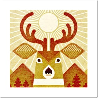 White-Tailed Deer Posters and Art